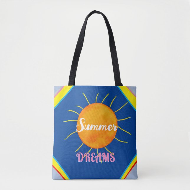 Bolso De Tela Groovy Summer Dreams Sunshine (Anverso)