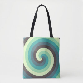 Bolso De Tela Groovy Swirl
