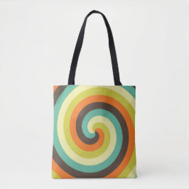Bolso De Tela Groovy Swirl Revival