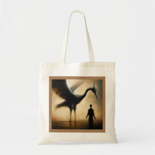 Bolso De Tela Grúa animal espiritual 2