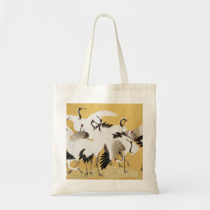 Bolso De Tela Grúas japonesas vintage pájaro rico clásico