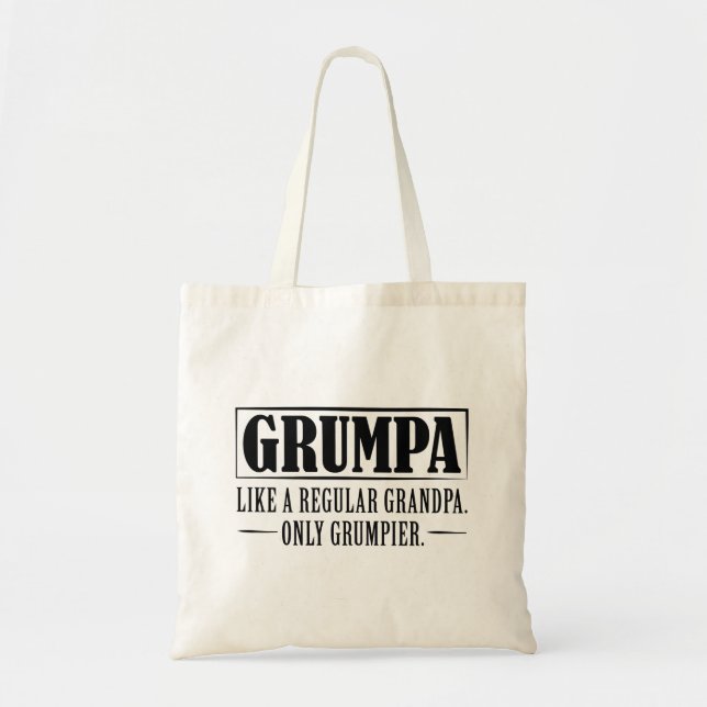 Bolso De Tela Grumpa (Frente)