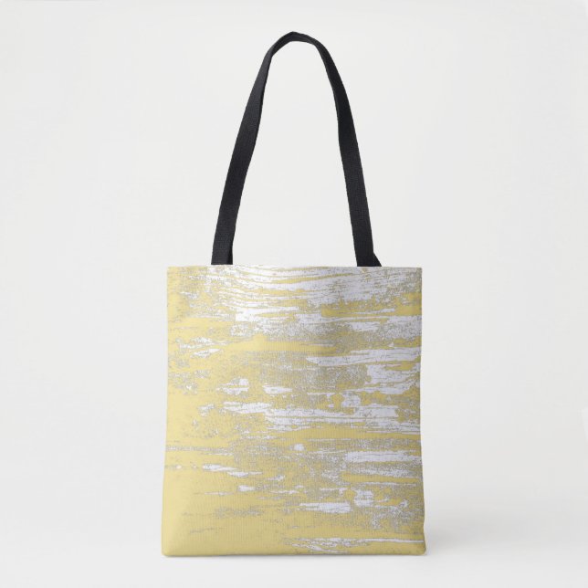 Bolso De Tela Grunge, amarillo harto, Guay (Anverso)