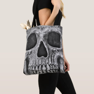 Bolso De Tela Grunge blanco y negro gótico Guay