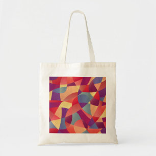 Bolso De Tela Grunge colorido: fondo de triángulos geométricos