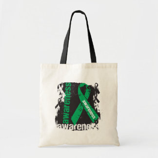 Bolso De Tela Grunge Liver Cancer Awareness