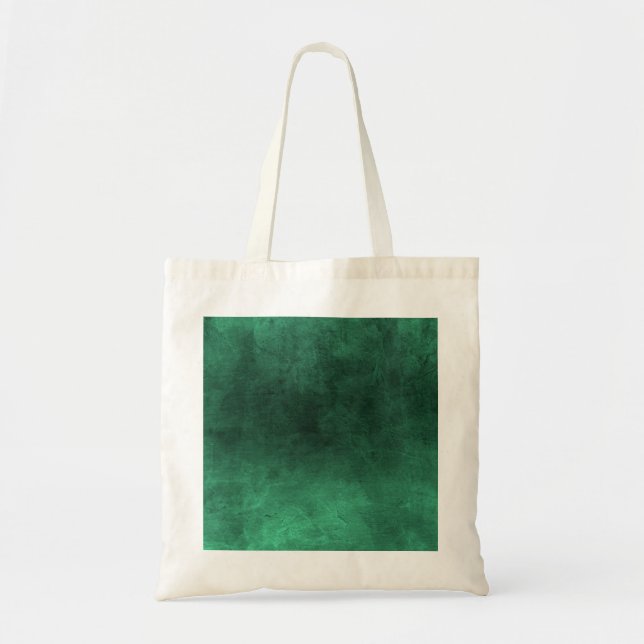 Bolso De Tela Grunge oscuro - verde (Frente)