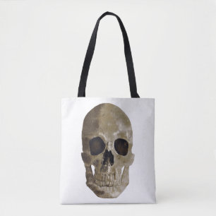 Bolso De Tela Grungy Skull