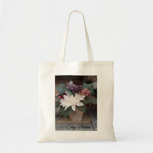 Bolso De Tela grupo de flores