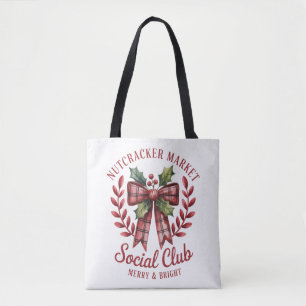 Bolso De Tela Grupo de Mercado de Compras Nutcracker Social Club