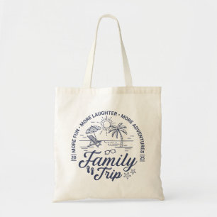 Bolso De Tela Grupo de Viaje Familiar personalizado con vacacion