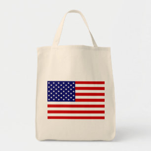 Bolso De Tela gtcnt de la bandera de EE.UU.