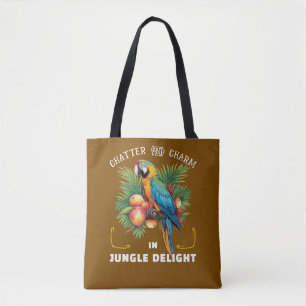 Bolso De Tela Guacamayo