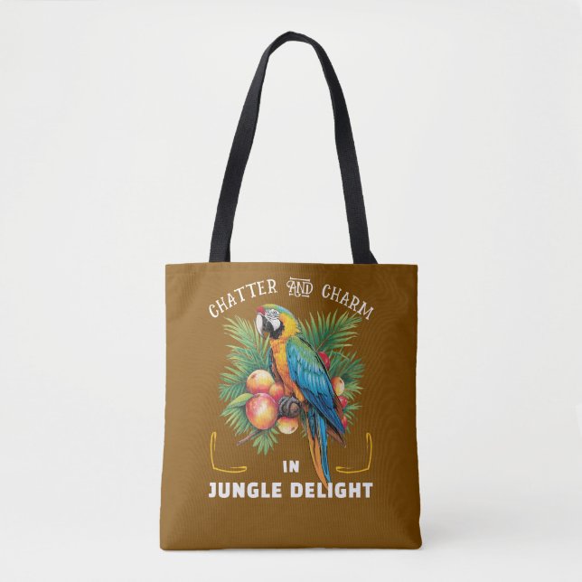 Bolso De Tela Guacamayo (Anverso)