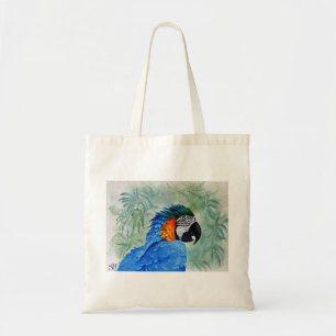 Bolso De Tela Guacamayo azul y dorado