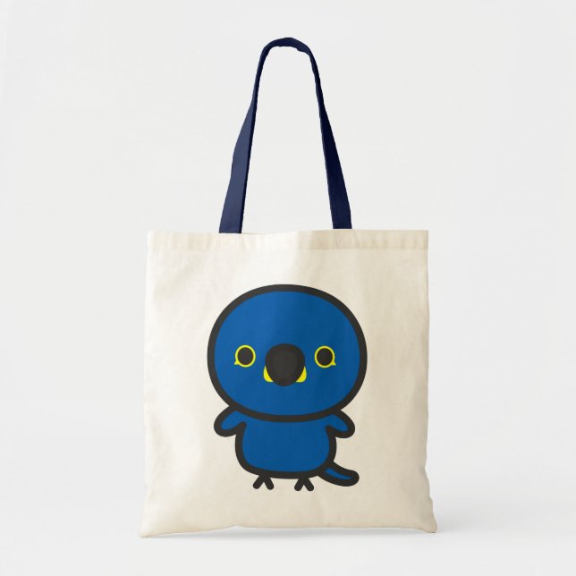 Bolso De Tela Guacamayo jacinto (Frente)