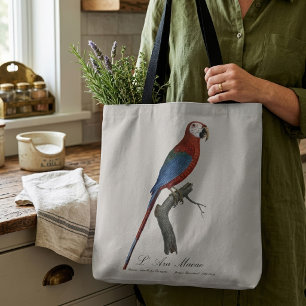Bolso De Tela Guacamayo rojo y verde, Ara chloropterus