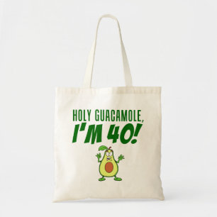 Bolso De Tela Guacamole santo soy aguacate de 40 dibujos