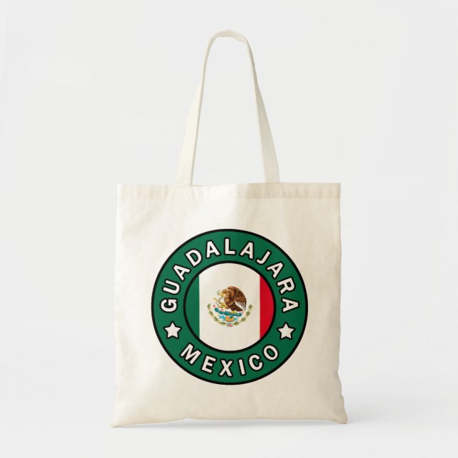 Bolso De Tela Guadalajara México (Frente)