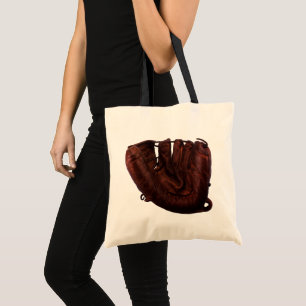 Bolso De Tela Guante de béisbol de cuero antiguo Deportes Vintag