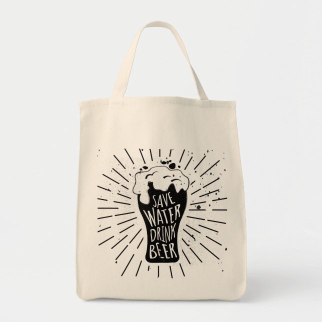 Bolso De Tela Guardar cerveza de bebida acuática (Frente)