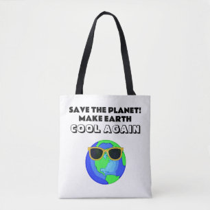 Bolso De Tela Guardar el planeta