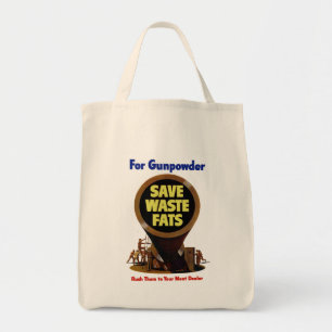 Bolso De Tela Guardar Grasas De Desperdicios ~ Para Pólvora