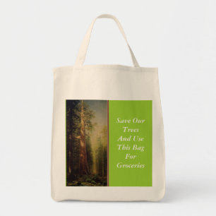 Bolso De Tela Guardar Un Tote De Árbol
