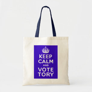 Bolso De Tela Guarde la calma y vote el ~ Reino Unido político