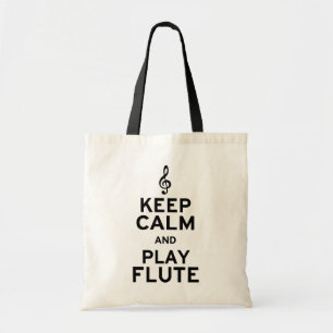 Bolso De Tela Guarde la flauta de la calma y del juego