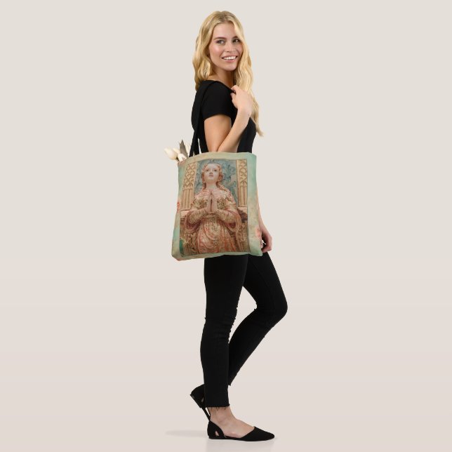 Bolso De Tela Guardian Angel painting (Puesto)