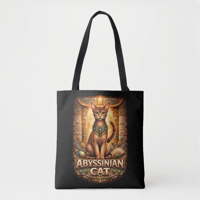 Bolso De Tela Guardián del Nilo Dorado (Anverso)