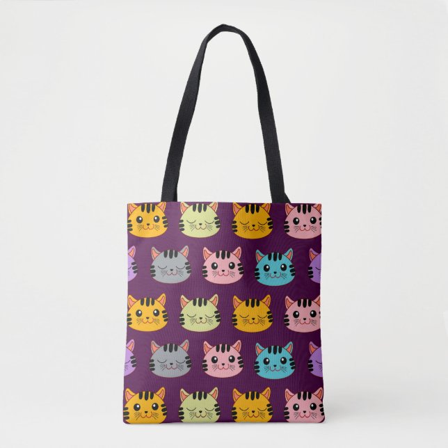Bolso De Tela Guay Cats (Anverso)