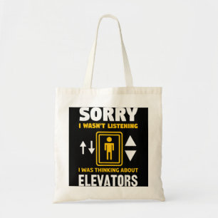 Bolso De Tela Guay Elevator Art Men Inspector Mechanic Mai