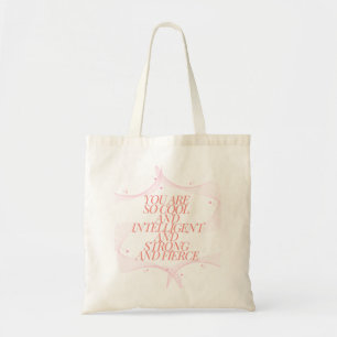 Bolso De Tela Guay, fuerte, feroz, jefe Chica, Inspirador