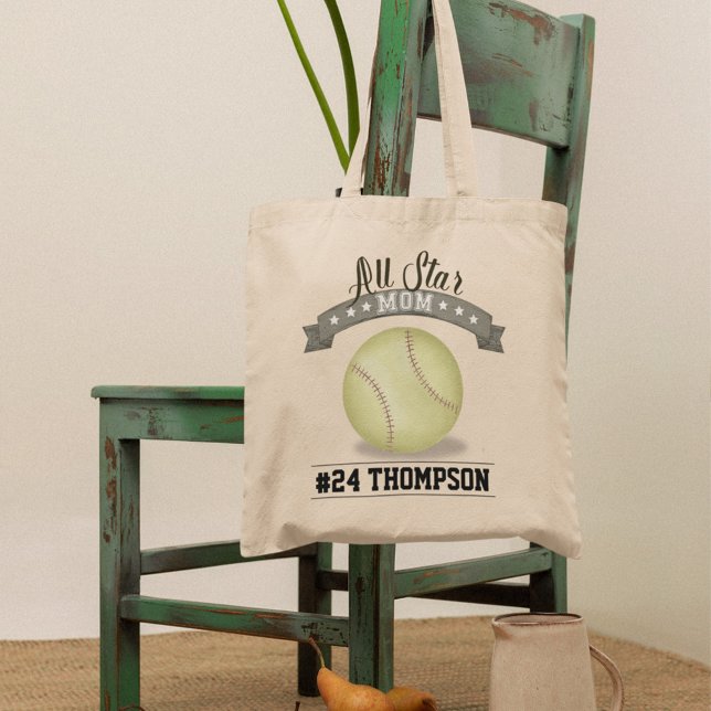 Bolso De Tela Guay Mom Personalizado All Star Sofball (Subido por el creador)