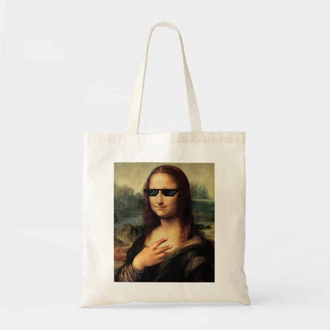 Bolso De Tela Guay Monalisa Selfie (Frente)