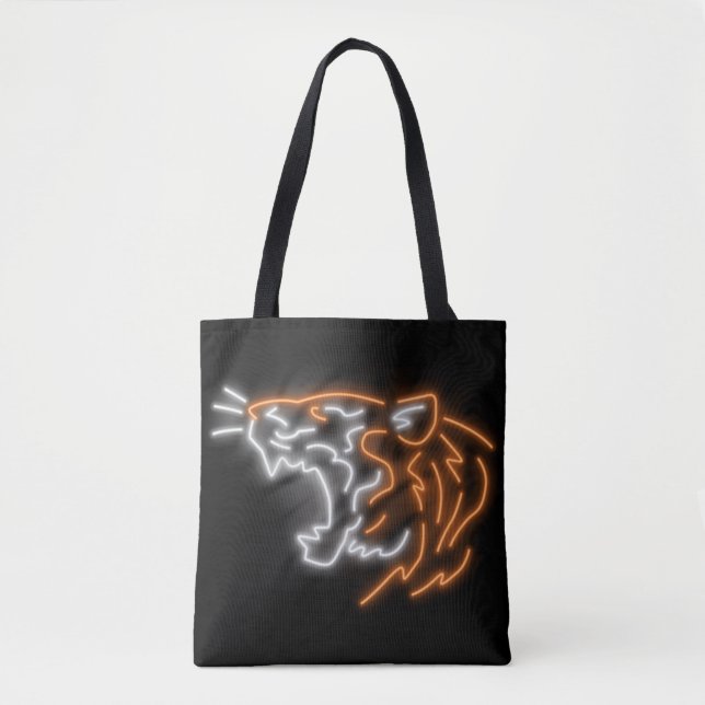 Bolso De Tela Guay Neon Tiger (Anverso)