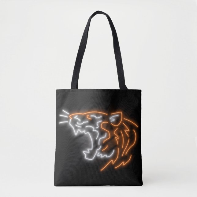 Bolso De Tela Guay Neon Tiger (Anverso)