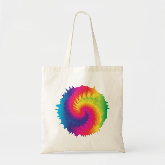 Bolso De Tela Guay Rainbow Tie Dye (Frente)