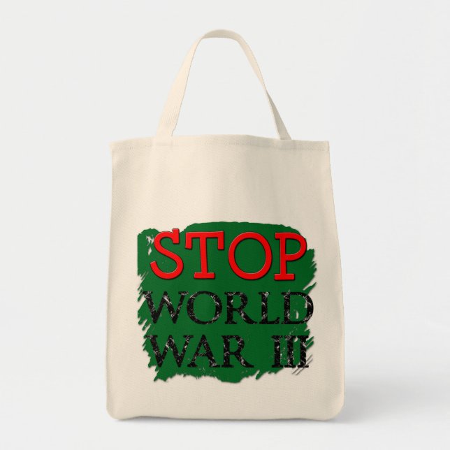 Bolso De Tela ¡Guay Stop War Bag! (Frente)