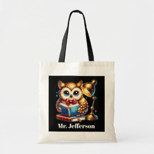 Bolso De Tela Guay Teacher owl agregar nombre