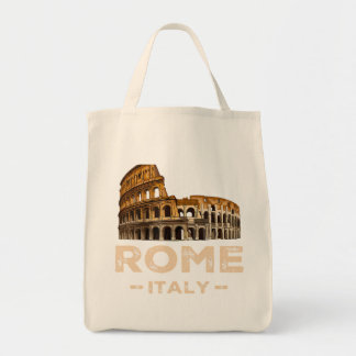 Bolso De Tela Guay Vintage Roma Italia Colosseum Souvenirs Roma