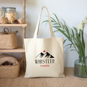 Bolso De Tela Guay Whistler Canada Monta hojas de arce