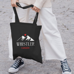 Bolso De Tela Guay Whistler Canada Monta la hoja de arce oscura