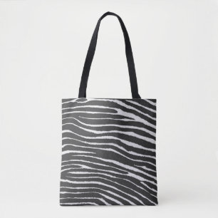 Bolso De Tela Guay Zebra Print