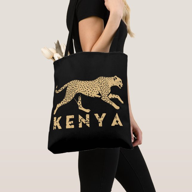 Bolso De Tela Guepardo de Kenia (Detalle)