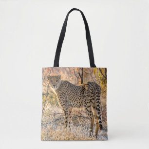 Bolso De Tela Guepardo Mirando Alrededor