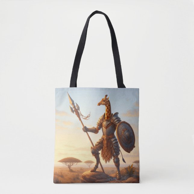 Bolso De Tela Guerrero de Giraffe (Anverso)