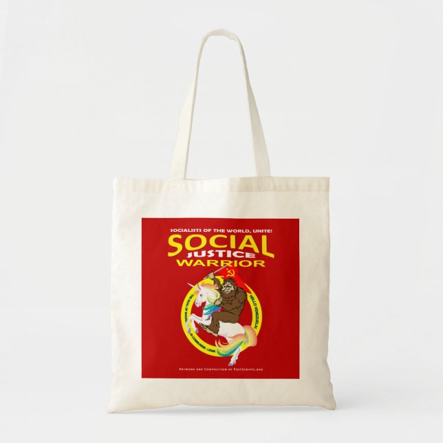 Bolso De Tela Guerrero de justicia social (Frente)